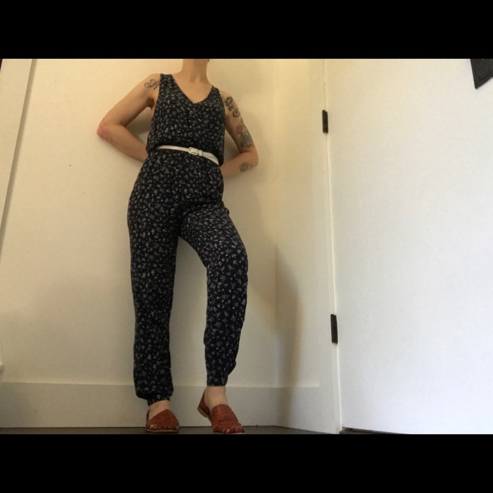 Forever 21 Floral Jumpsuit